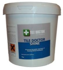 Tile Doctor Shine Crystalising Powder providing a high shine an amazing and durable finish