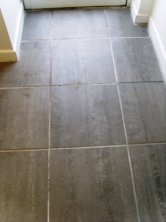 Before Picture - Grout Colour changed on car showroom floor by Tile Doctor Lancaster
