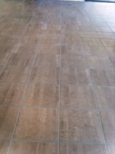 After Picture - Grout Colour changed on car showroom floor by Tile Doctor Lancaster
