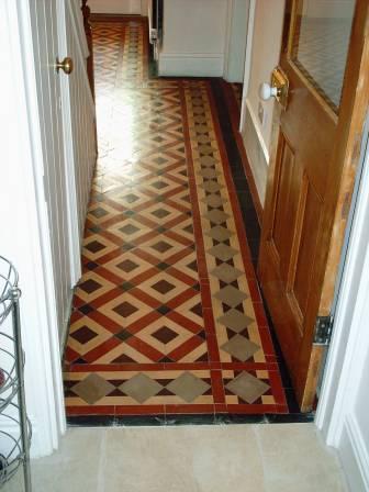 Victorian Period Floor Cleaned and Sealed by the Tile Doctor