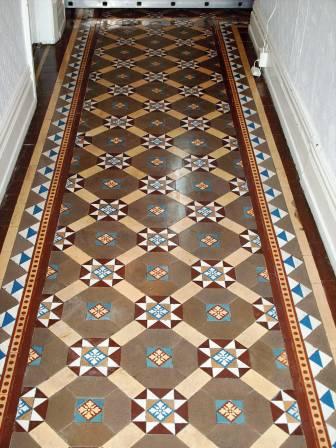 Victorian Period Floor Restored by the Tile Doctor