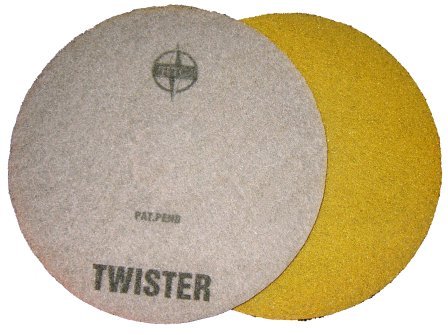Yellow Twister pad for burnishing Pad Marble floors