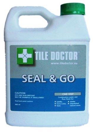 Tile Doctor Seal & Go Sealer for Quarry Tile, Sandstone, Slate and Terracotta