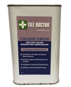 Tile Doctor Colour Grow colour enhancing natural Stone Sealer for Granite, Limestone, Marble, Porcelain, Slate, Terracotta and Travertine