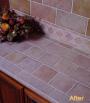 Ceramic Tiled Kitchen Worktop