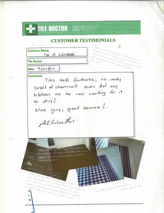 Testimonial from Mr Winters