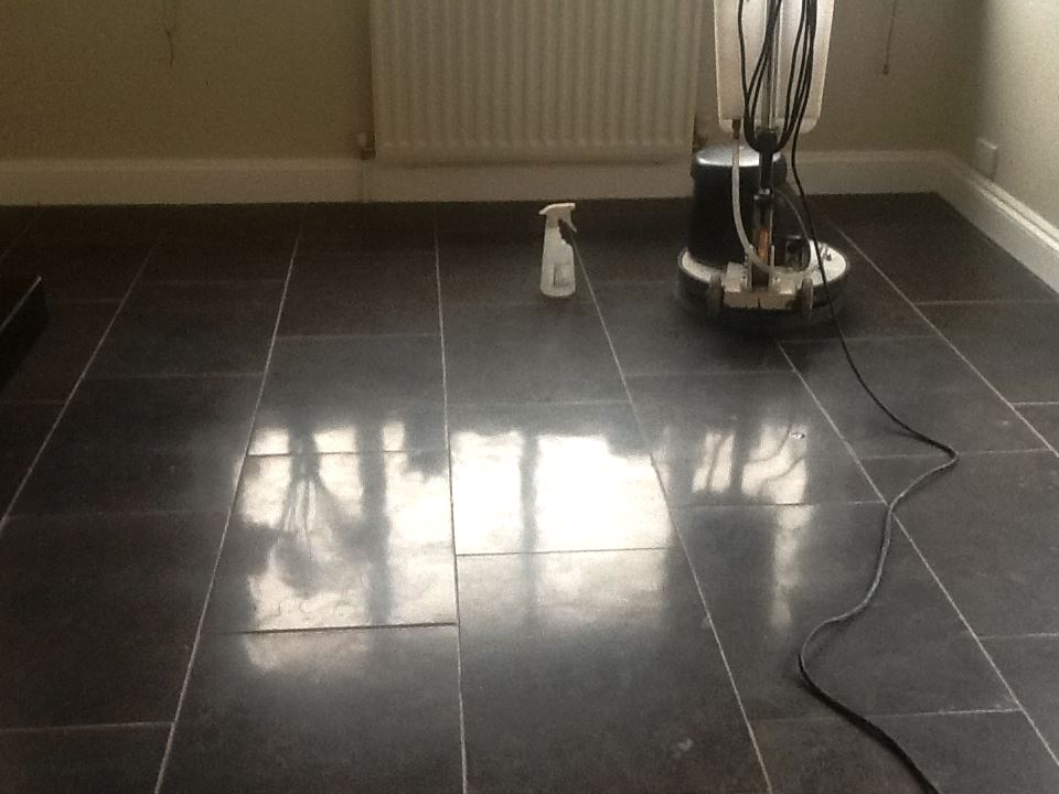 Polishing a Marble Floor in Northampton