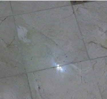 Good as new the Polished Marble floor restored and stain gone