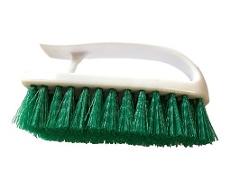 EVERSPROUT Grout Cleaning Brush Scrubber, Stiff V-Shaped Scrub Bristles  Built for Corners & Tough Grime, Swivel Scrub Brush & Grout Cleaner for