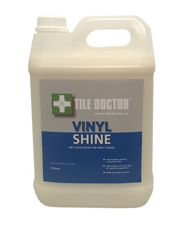 Vinyl shop floor polish