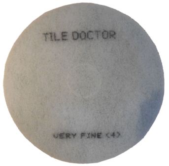 Very Fine 3000 Grit 17 inch Burnishing pad for burnishing stone floors