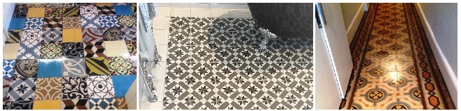 Encaustic Cement Tile Cleaning