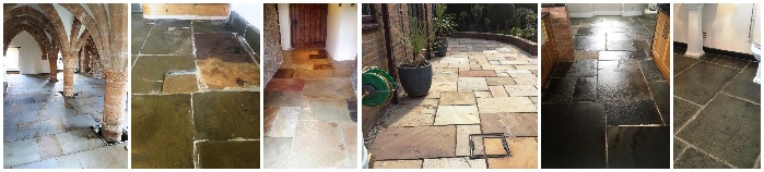 Cleaning and Renovating Flagstone Pavers