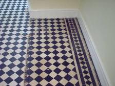 Before Picture - A Victorian Tile Floor in Cheshire Restored by Tile Doctor