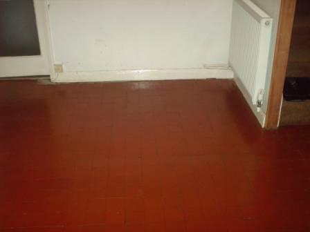 After Picture - A Quarry Tile Floor Restored by Tile Doctor